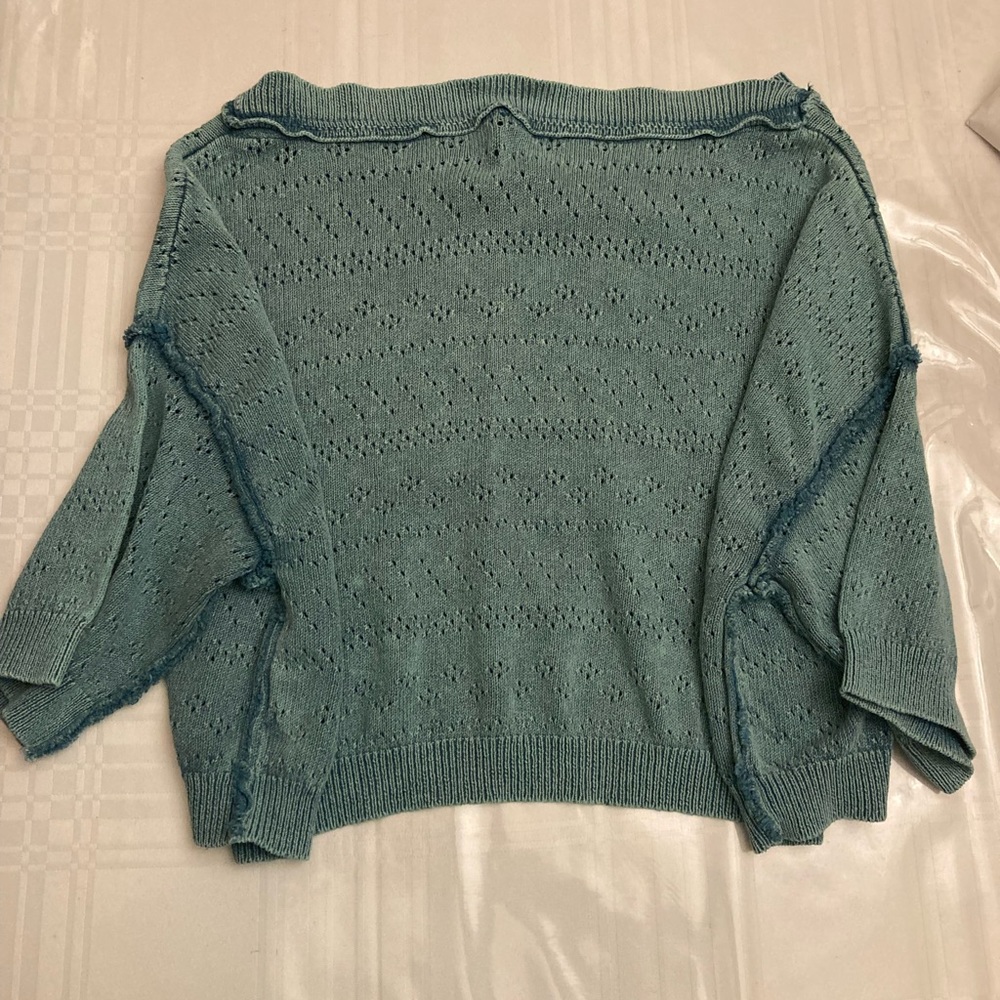 Free People Off the Shoulder Knit Sweater - Picture 2 of 5
